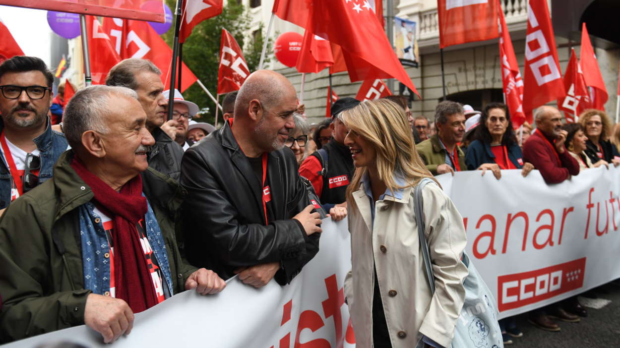 Los sindicatos recogen el guante de Díaz y preparan una propuesta de reforma del despido. EP.