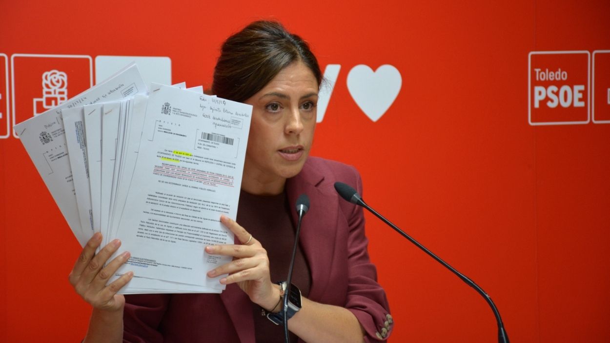 Noelia de la Cruz, portavoz del PSOE en el Ayuntamiento de Toledo.