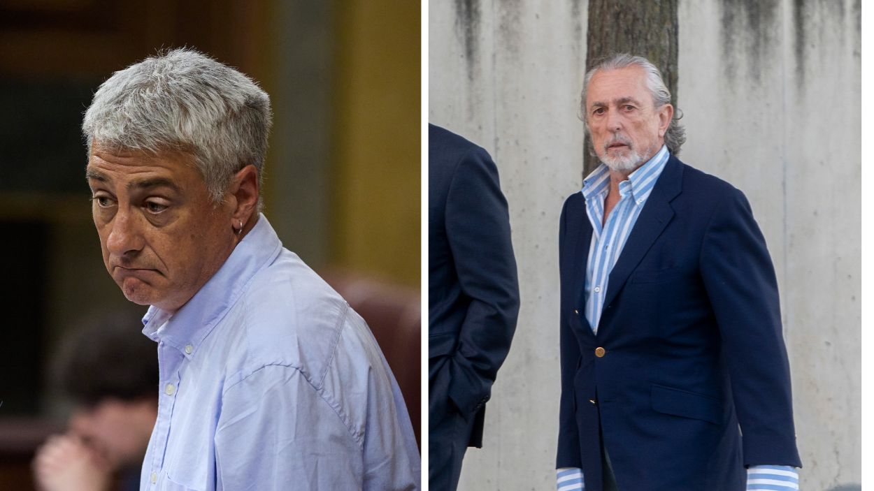 El diputado de EH Bildu Oskar Matute y el cabecilla de la trama Gürtel, Francisco Correa.