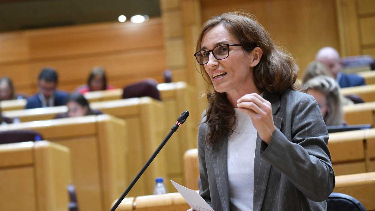 Mónica García comparece en el Senado para defender el "éxito" de la Ley ELA