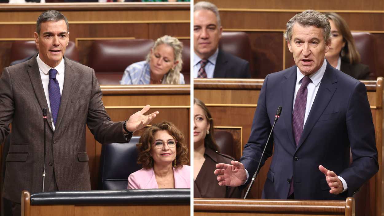 Sánchez y Feijóo vuelven a tener un nuevo encontronazo en el Congreso