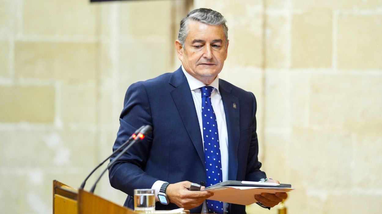 Consejero de Sanidad de la Junta de Andalucía, Antonio Sanz / Parlamento de Andalucía