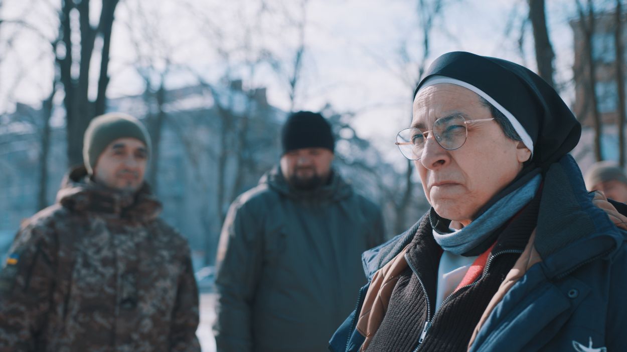 Sor Lucía Caram en 'Ucrania, resistencia y esperanza'. Movistar Plus+