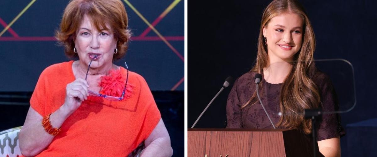 Una efusiva Rosa Villacastín aplaude con grandes elogios el discurso de la princesa Leonor en Asturias Una efusiva Rosa Villacastín aplaude con grandes elogios el discurso de la princesa Leonor en Asturias