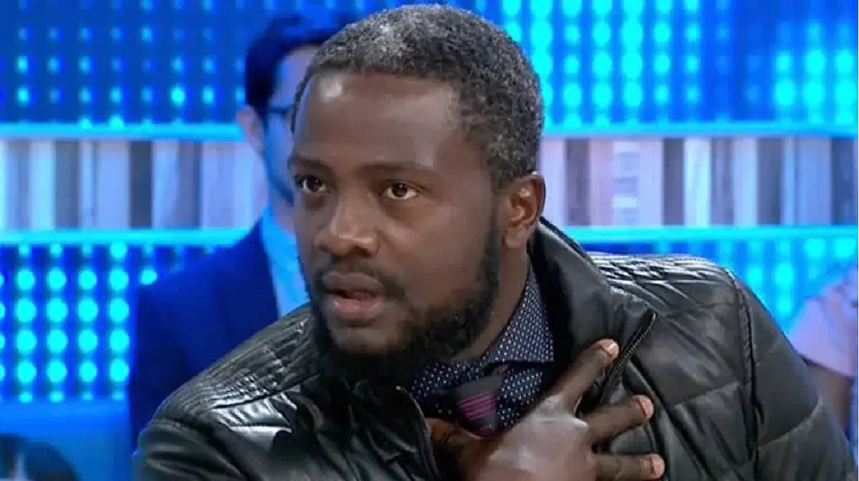 El comunicador ultraderechista Bertrand Ndongo. Archivo El comunicador ultraderechista Bertrand Ndongo. Archivo