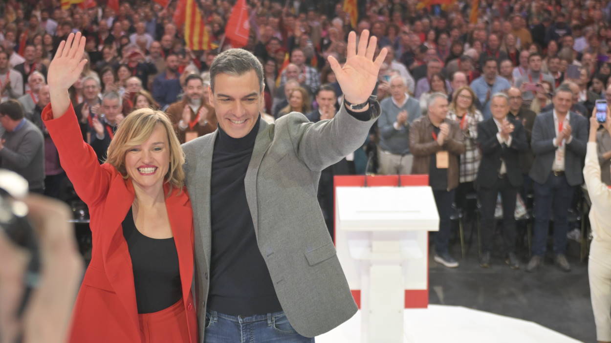 Pilar Alegría, la elegida por Sánchez para suceder a Fernández Vara en la ejecutiva del PSOE. EP.