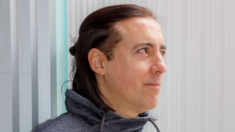 El escritor Ricardo Guadalupe en el museo ABC El escritor Ricardo Guadalupe en el museo ABC