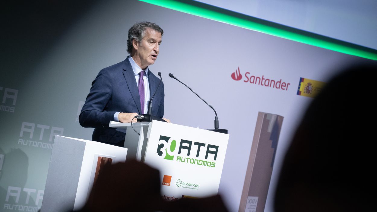 El presidente del Partido Popular, Alberto Núñez Feijóo. EP.