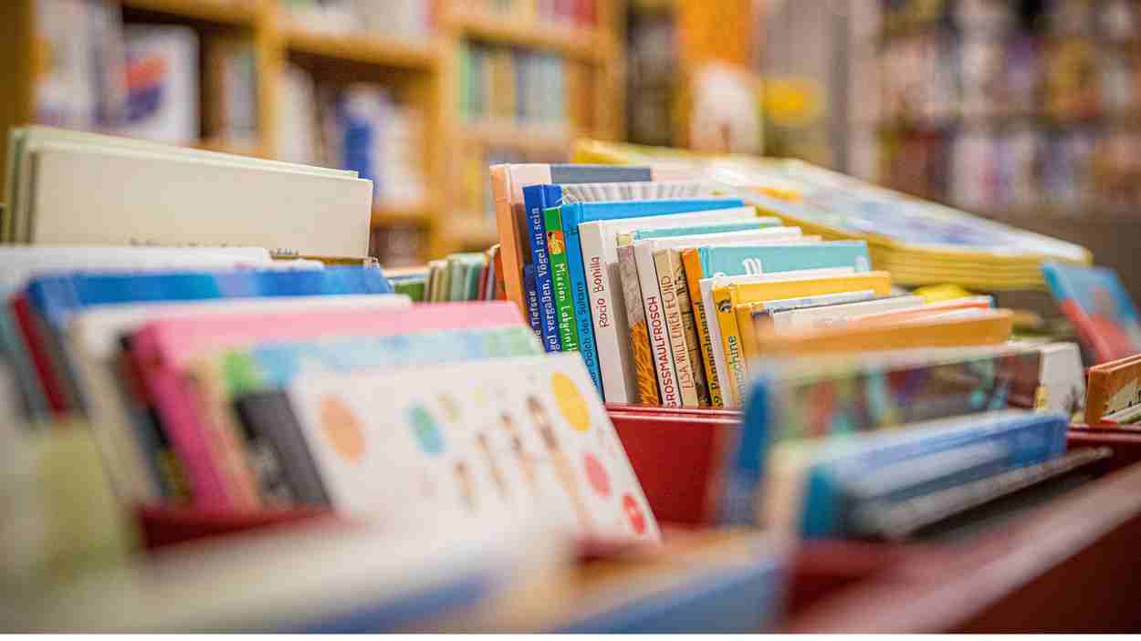 Libros, Biblioteca y Estantería. 