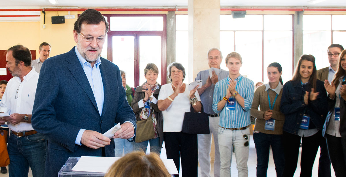Mariano Rajoy votando en las elecciones del 26 de junio - 