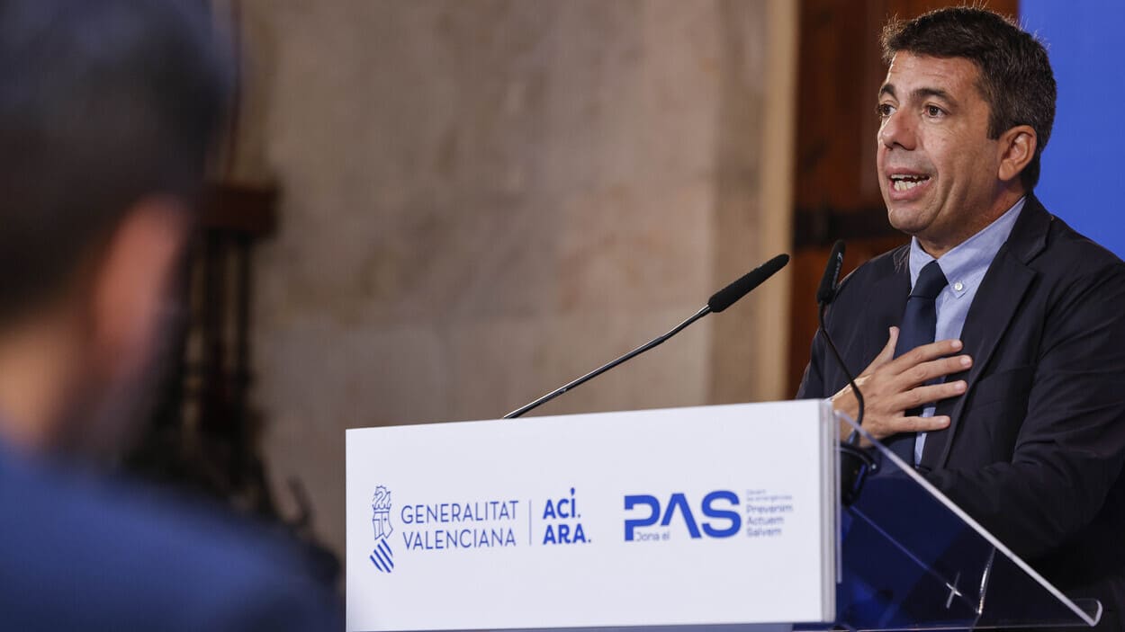 El president de la Generalitat, Carlos Mazón. EP. El president de la Generalitat, Carlos Mazón. EP.