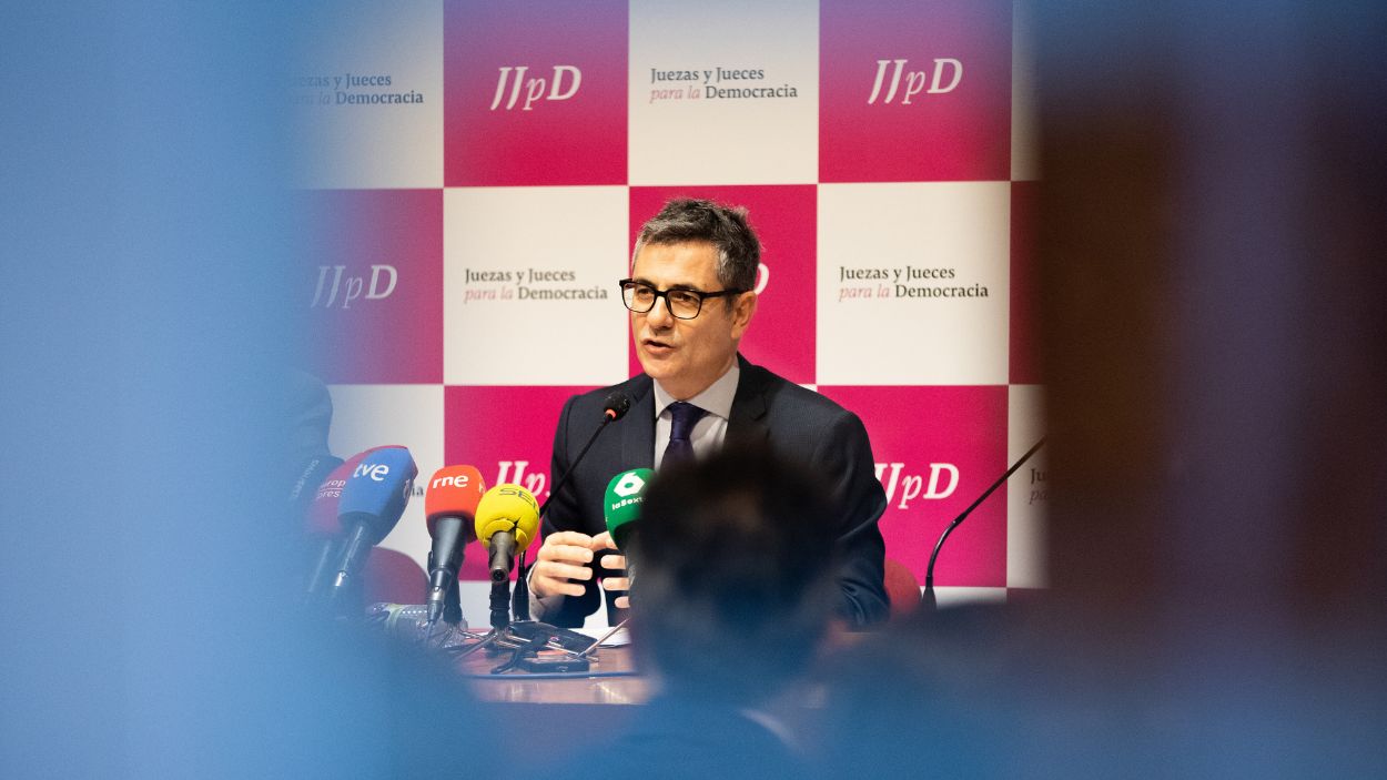 El ministro de Presidencia, Justicia y Relaciones con las Cortes, Félix Bolaños. EP. El ministro de Presidencia, Justicia y Relaciones con las Cortes, Félix Bolaños. EP.