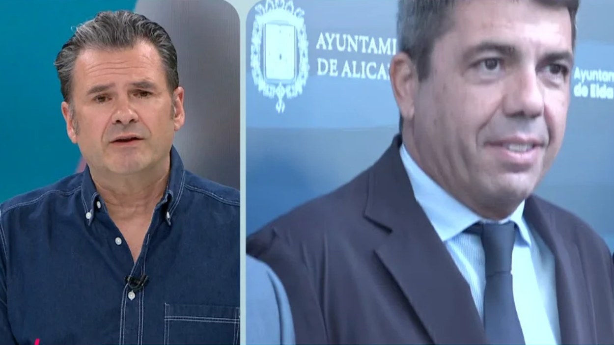 Iñaki López y Carlos Mazón en 'Más vale tarde' (LASEXTA) Iñaki López y Carlos Mazón en 'Más vale tarde' (LASEXTA)