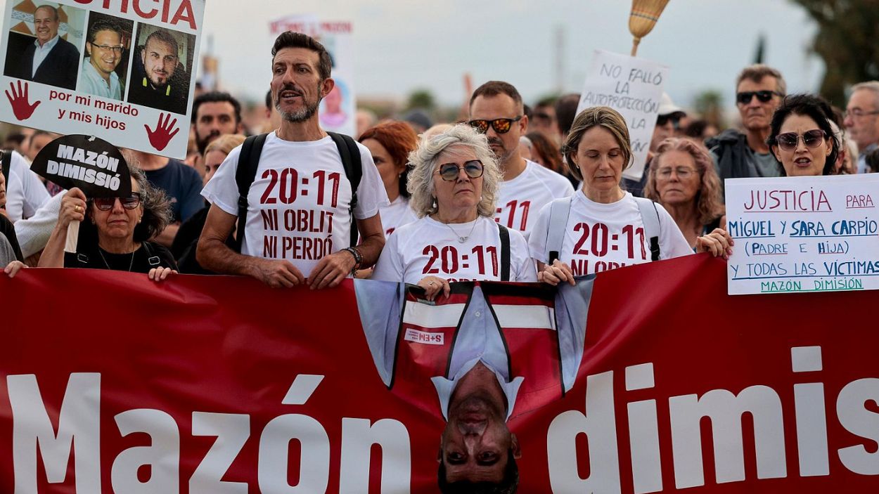 Manifestación en Valencia. RTVE Manifestación en Valencia. RTVE