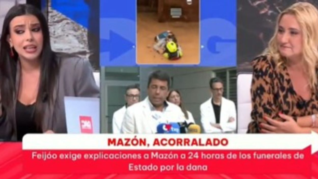 Sarah Santaolalla y Almudena Negro en 'Directo al Grano'. TVE