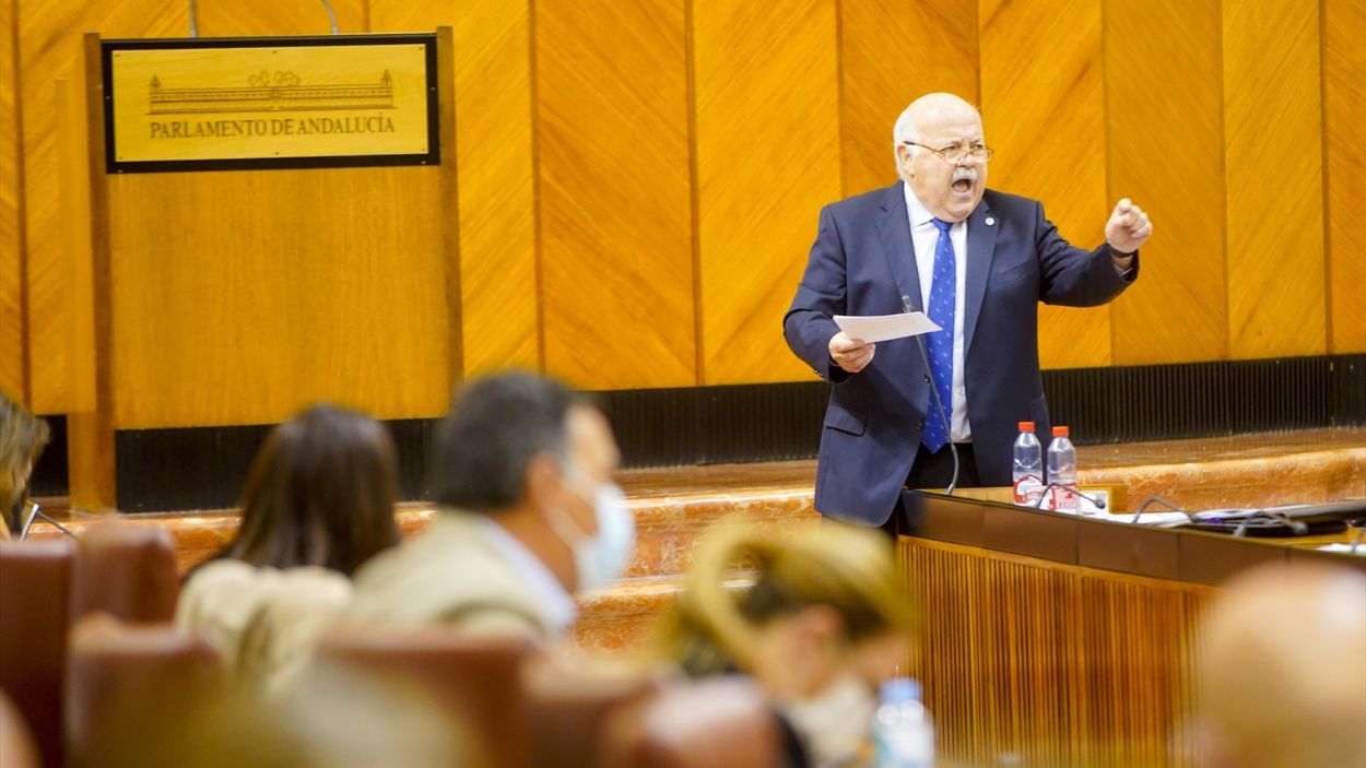 Jesús Aguirre como consejero de Salud de la Junta de Andalucía en abril de 2022 / EP Jesús Aguirre como consejero de Salud de la Junta de Andalucía en abril de 2022 / EP