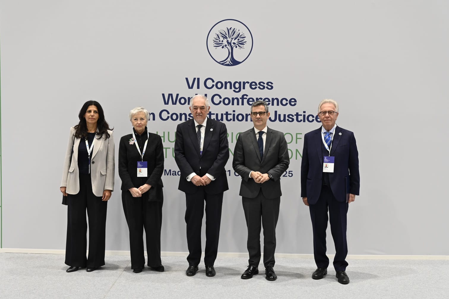 Cándido Conde Pumpido durante la inauguración de la VI Conferencia Mundial de Justicia Constitucional Cándido Conde Pumpido durante la inauguración de la VI Conferencia Mundial de Justicia Constitucional