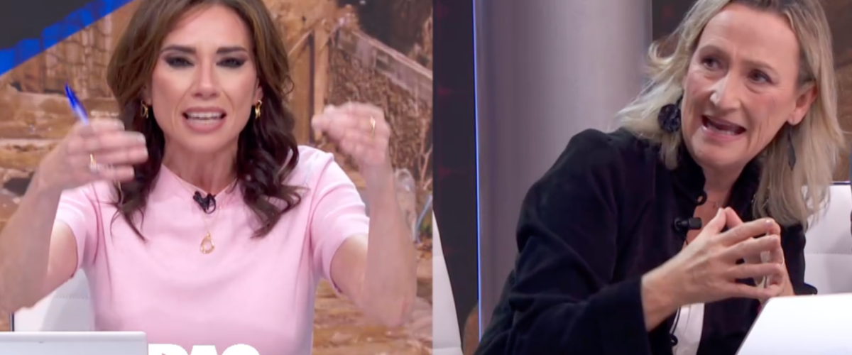 Marta Flich frena en seco a Isabel Durán en el aniversario de la DANA: «Mazón estaba desaparecido» Marta Flich frena en seco a Isabel Durán en el aniversario de la DANA: «Mazón estaba desaparecido»