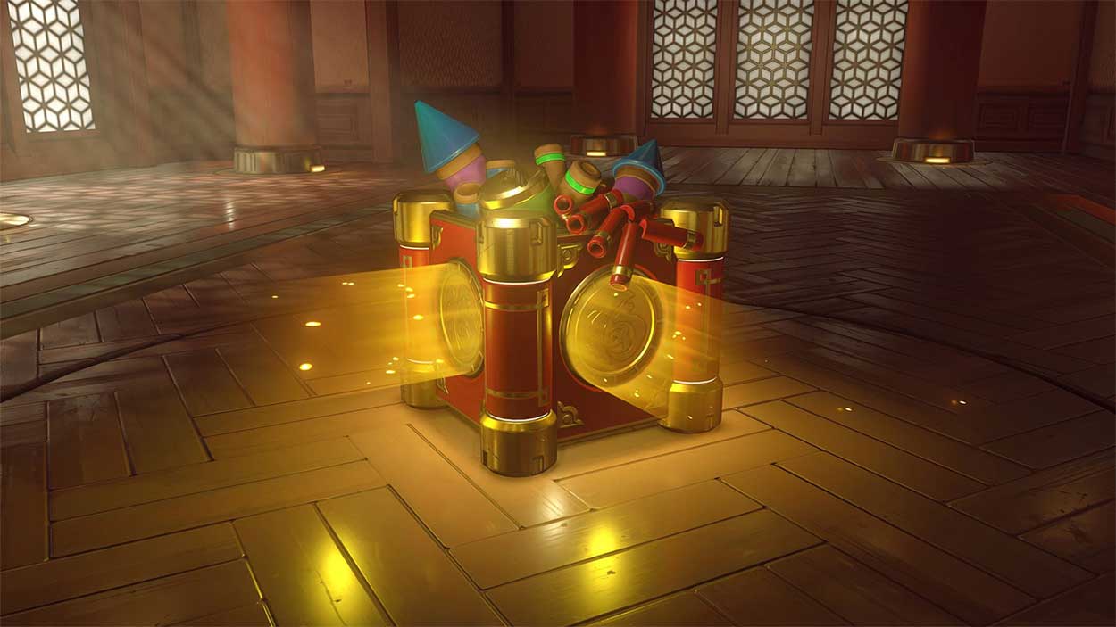 Loot box (caja de botín) en un videojuego Loot box (caja de botín) en un videojuego