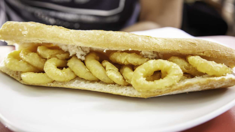 Bocata de calamares Bocata de calamares