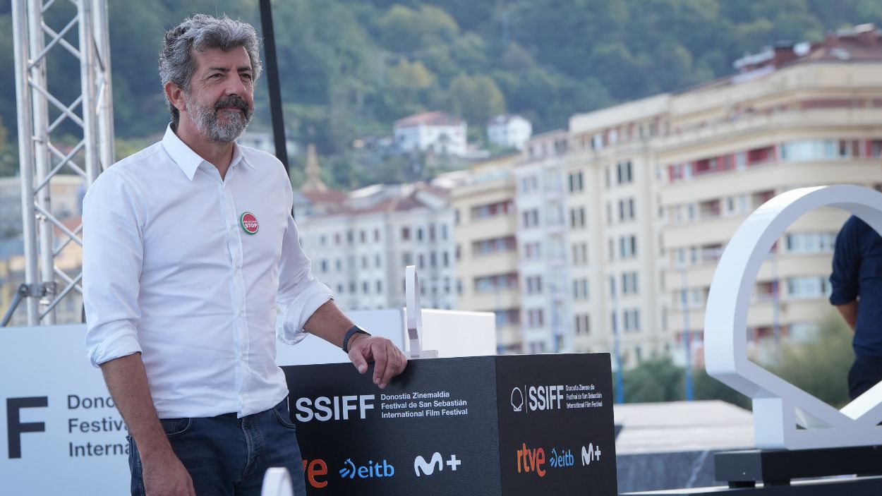 Alberto Rodríguez durante la presentación de la película ‘Los Tigres'. EP. Alberto Rodríguez durante la presentación de la película ‘Los Tigres'. EP.
