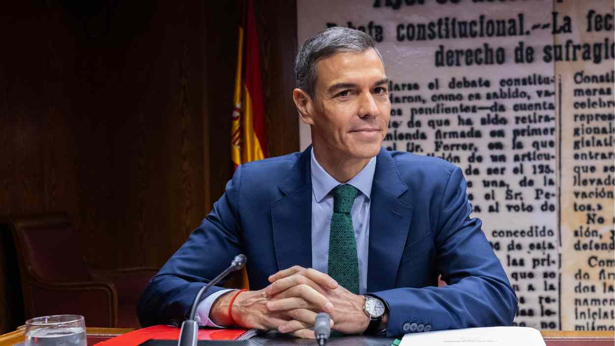 Pedro Sánchez en la comparecencia en el Senado. EP Pedro Sánchez en la comparecencia en el Senado. EP