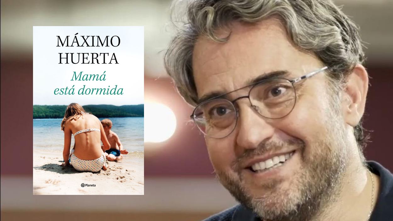 Máximo Huerta y la portada de su nuevo libro  Máximo Huerta y la portada de su nuevo libro