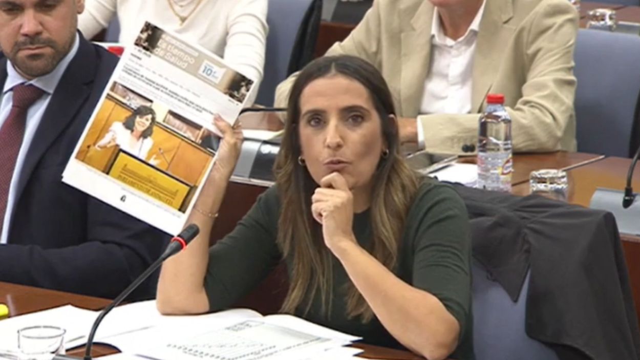 Diputada del PP, Beatriz Jurado, en la comisión de Sanidad Diputada del PP, Beatriz Jurado, en la comisión de Sanidad