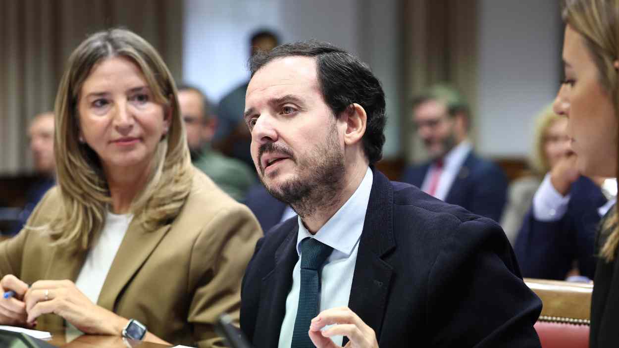 Alejo Miranda en la comisión Koldo en el Senado. EP Alejo Miranda en la comisión Koldo en el Senado. EP