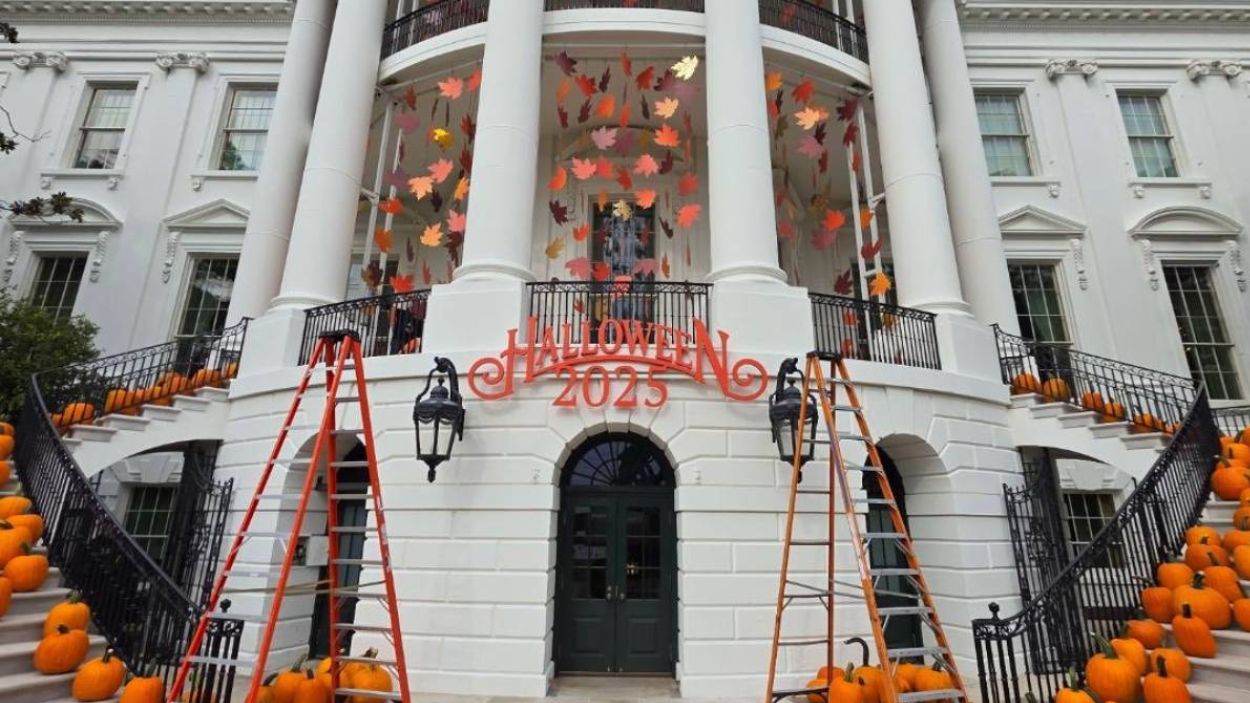 Decoración de Halloween en la Casa Blanca Decoración de Halloween en la Casa Blanca