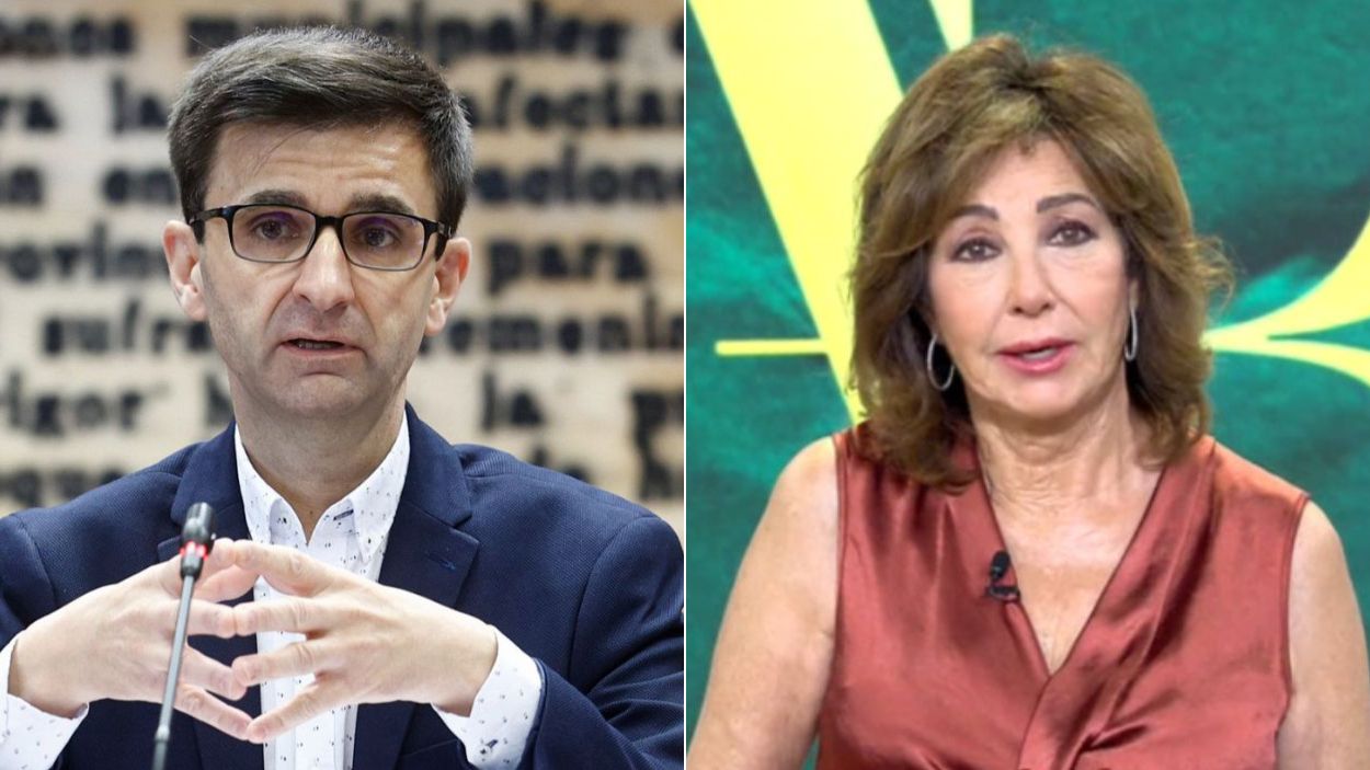 José Pablo López y Ana Rosa Quintana.  José Pablo López y Ana Rosa Quintana.