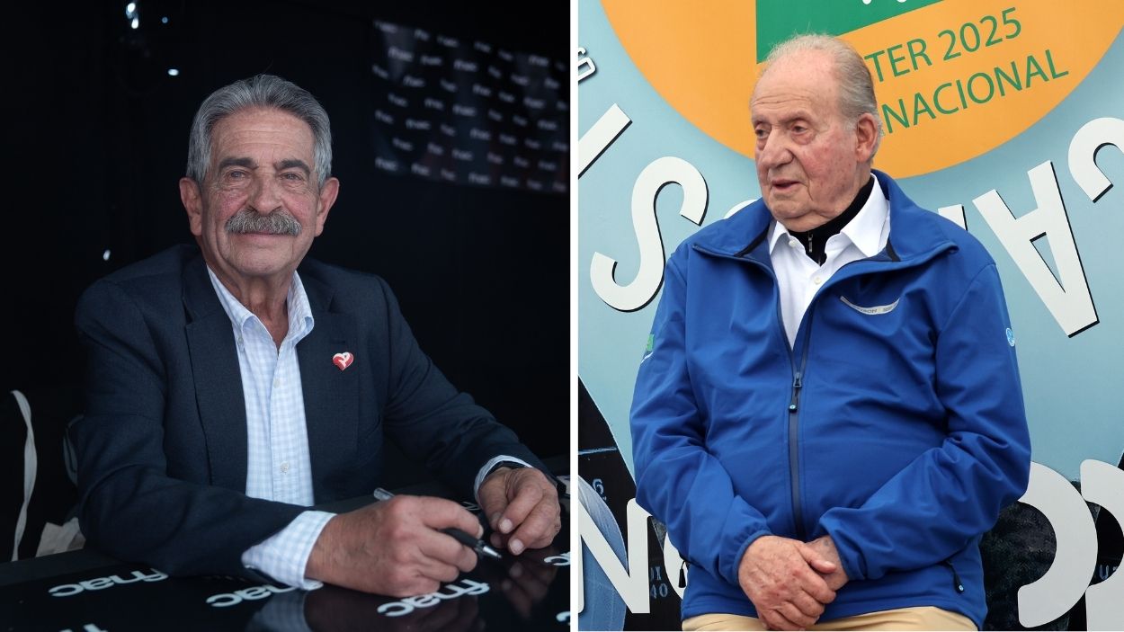  El expresidente de Cantabria, Miguel Ángel Revilla y el rey emérito, Don Juan Carlos de Borbón. EP.