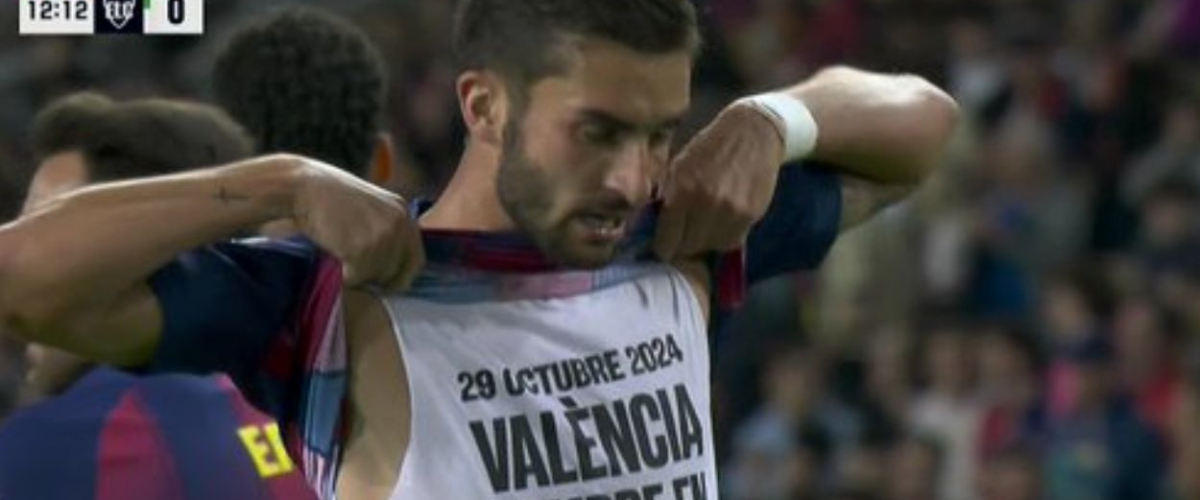Ferrán Torres dedica su gol ante el Elche a las víctimas de la DANA: «Siempre en la memoria»