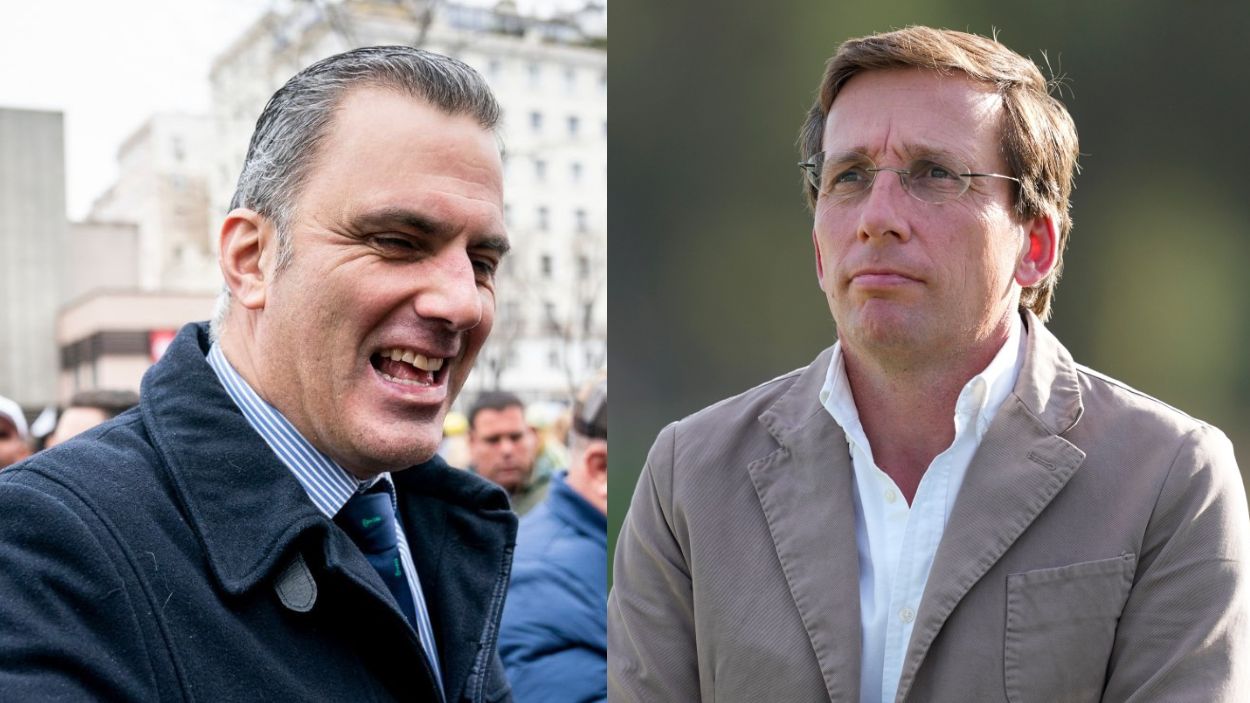 Javier Ortega Smith y José Luis Martínez Almeida