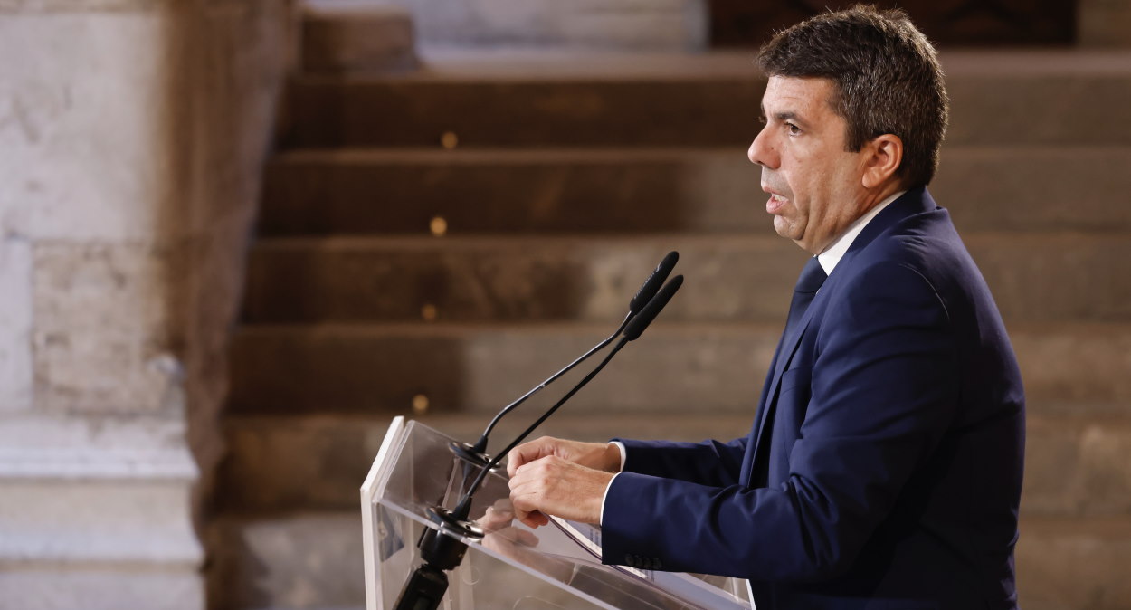 El president de la Generalitat Valenciana, Carlos Mazón, dimite. EP.