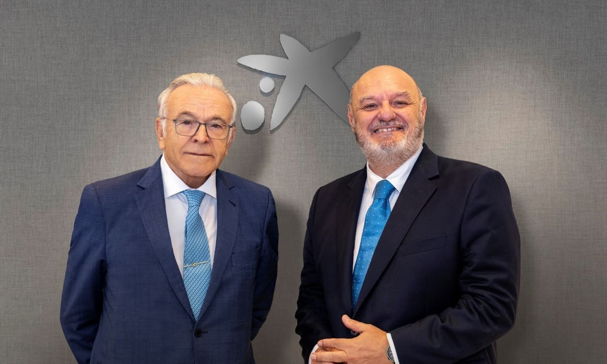 El presidente de la Fundación “la Caixa” y de CriteriaCaixa, Isidro Fainé, y el director general de CriteriaCaixa, José María Méndez. CRITERIACAIXA