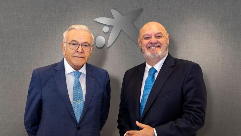El presidente de la Fundación “la Caixa” y de CriteriaCaixa, Isidro Fainé, y el director general de CriteriaCaixa, José María Méndez. CRITERIACAIXA