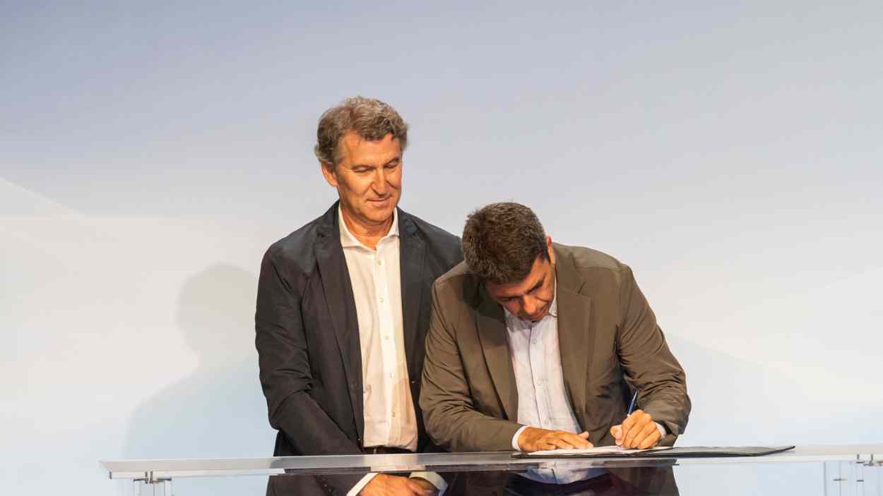 Feijóo y Mazón. EP