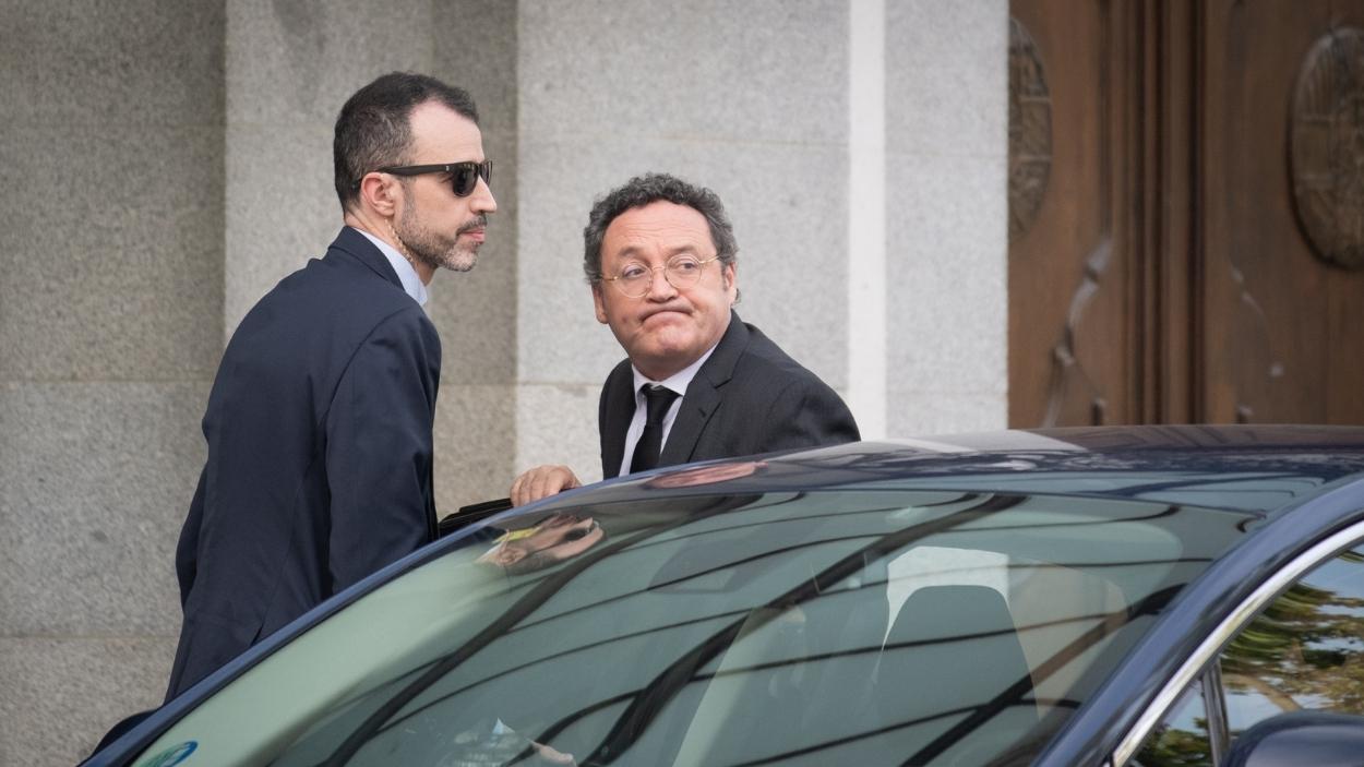 El fiscal General del Estado, Álvaro García Ortiz, a su llegada a la segunda jornada del juicio. EP.