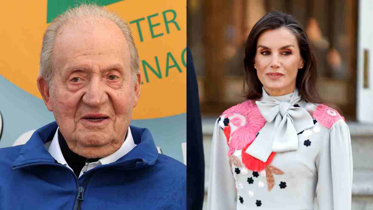 Juan Carlos I y la reina Letizia 
