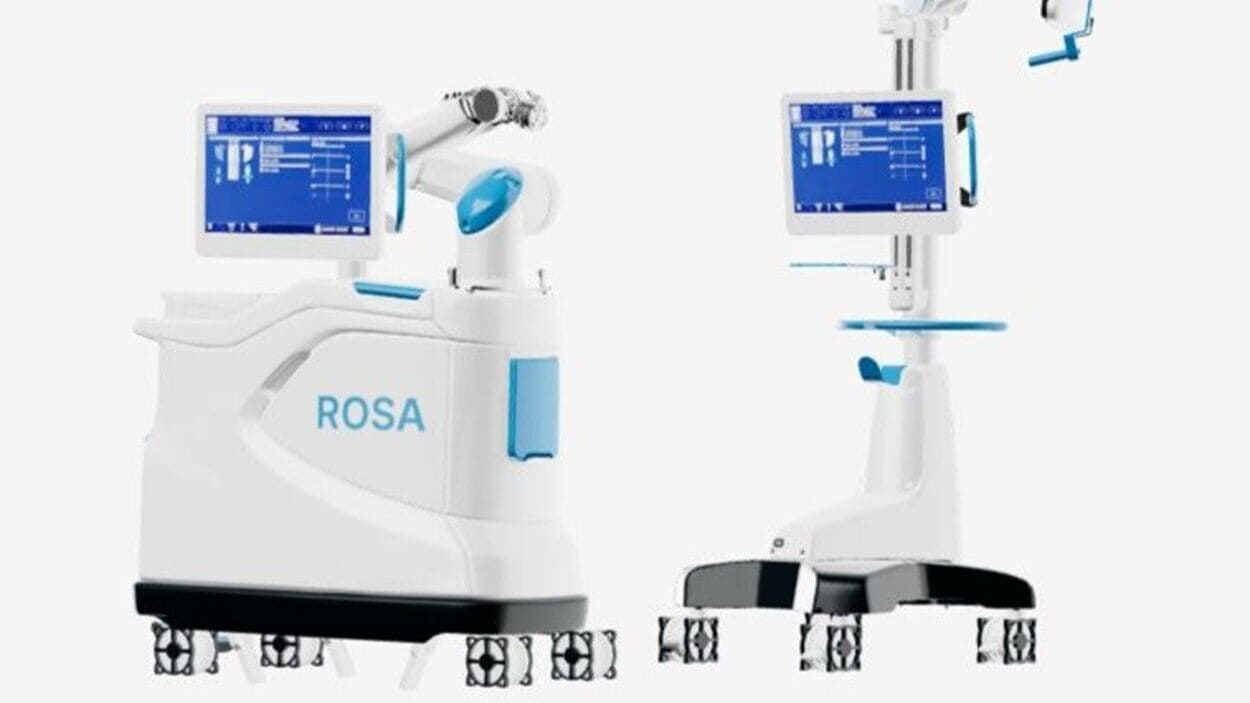 Robot ROSA Robotic Surgical Assistant. Servimedia.