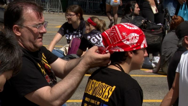 Imagen de la previa del concierto de Guns N' Roses en Vigo sobre el que esta semana se ha dictado sentencia (Foto: Europa Press).