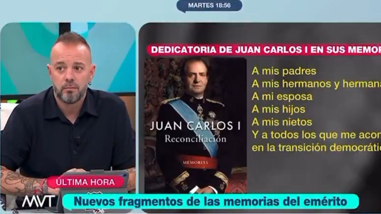 Antonio Maestre sobre el rey emérito. 