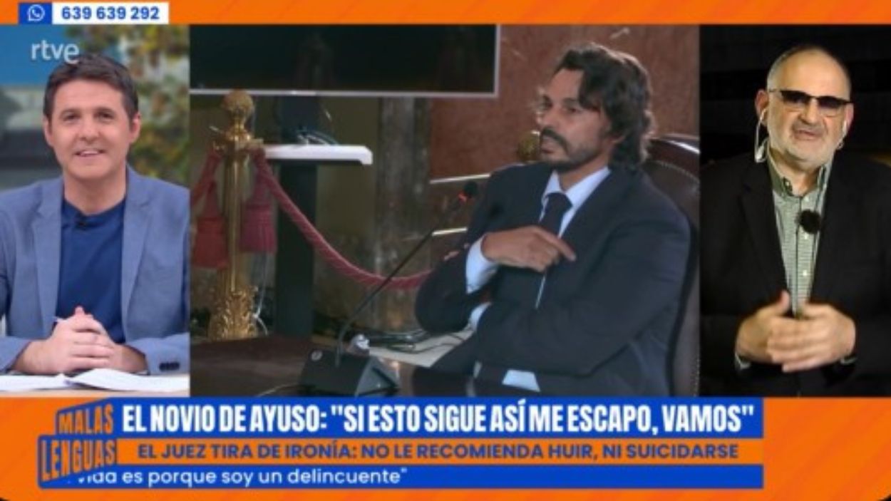 Jesús Cintora y Antón Losada en 'Malas Lenguas'. TVE