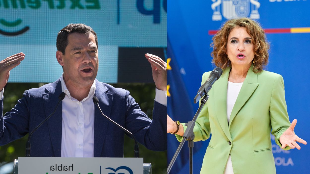 Juan Manuel Moreno Bonilla y María Jesús Montero