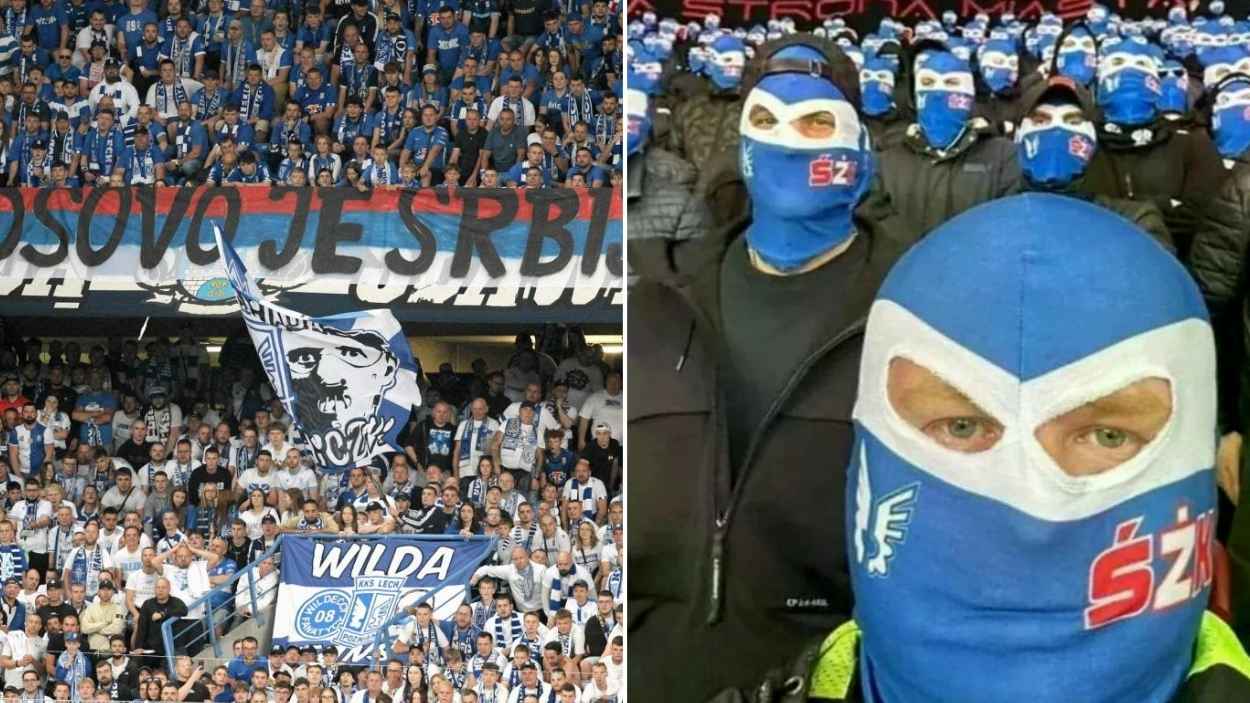 La “Terror Machine” del Lech Poznań irrumpe en Vallecas así es el grupo ultra más violento del fútbol polaco