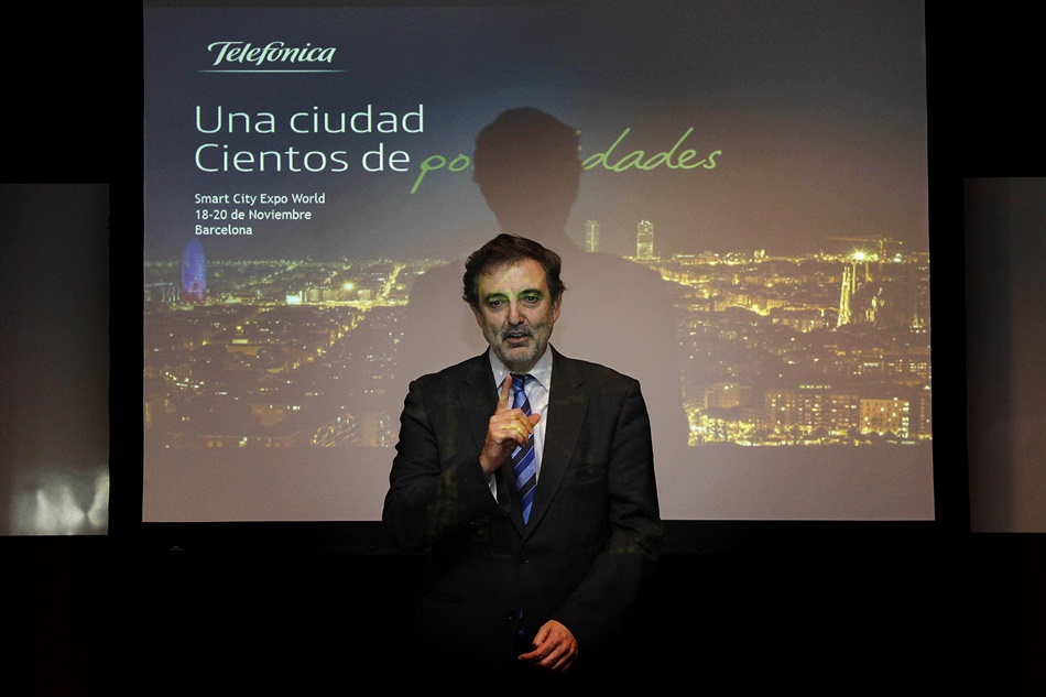 Luis Miguel Gilpérez, presidente de Telefónica, en una imagen de archivo.