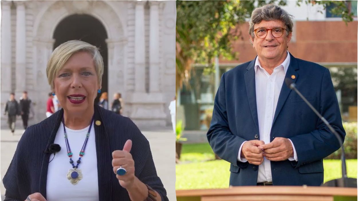 Carmen Vargas y José Luis Gutiérrez, candidatos a rector de la Universidad de Sevilla