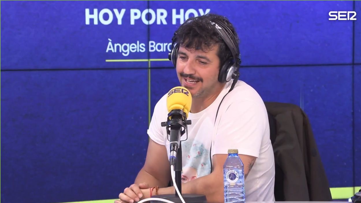 El actor Fran Perea en el programa 'Hoy por hoy'. Cadena Ser.