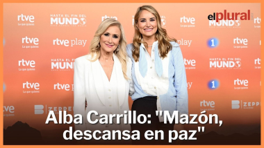Alba Carrrillo, muy clara tras llegar 'Hasta el final del mundo' con Cristina Cifuentes: "Mazón, descansa en paz"